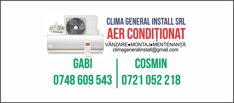 Clima General Install - Instalare, mentenanta aparate aer conditionat